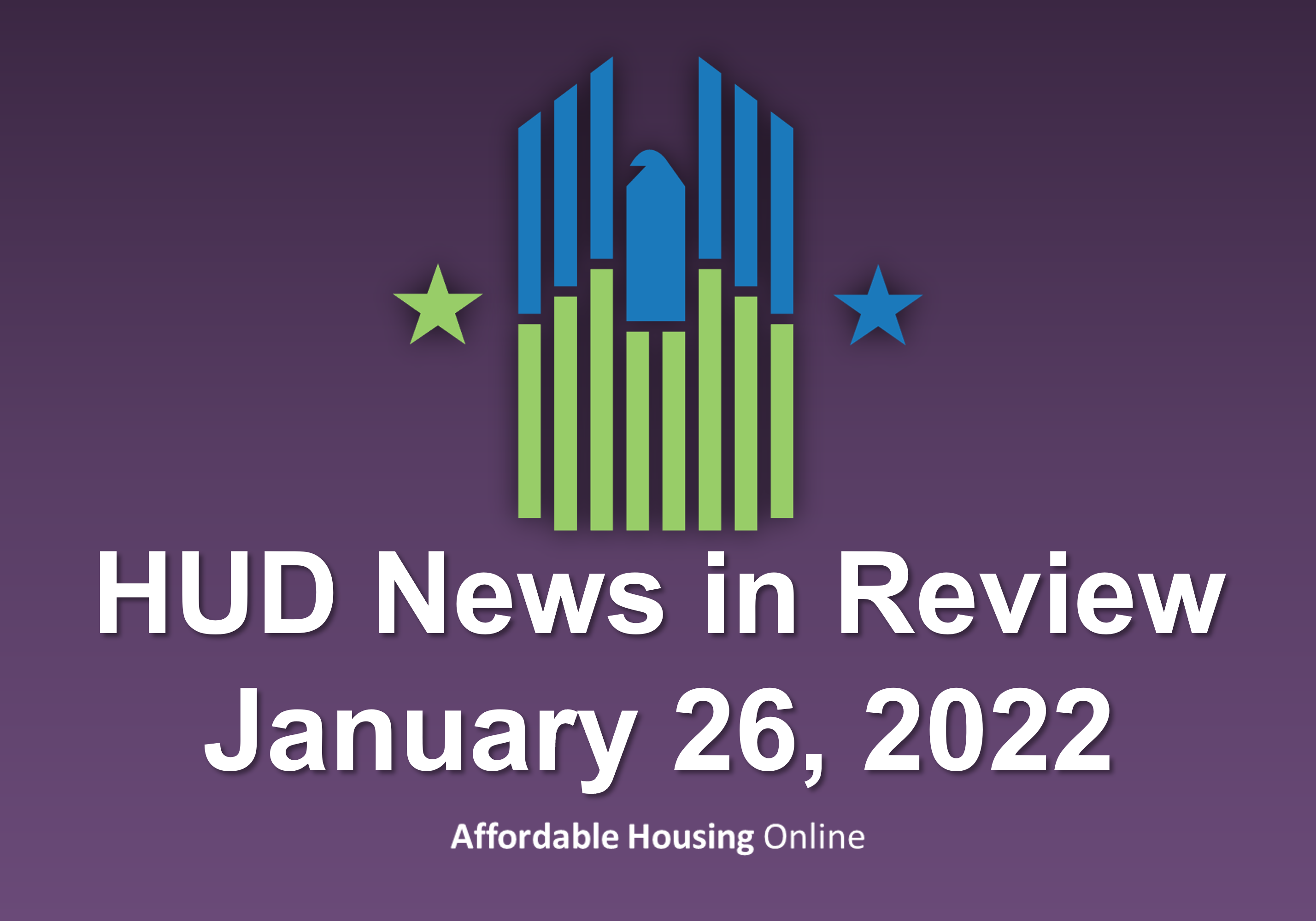 HUD News in Review: January 26, 2022