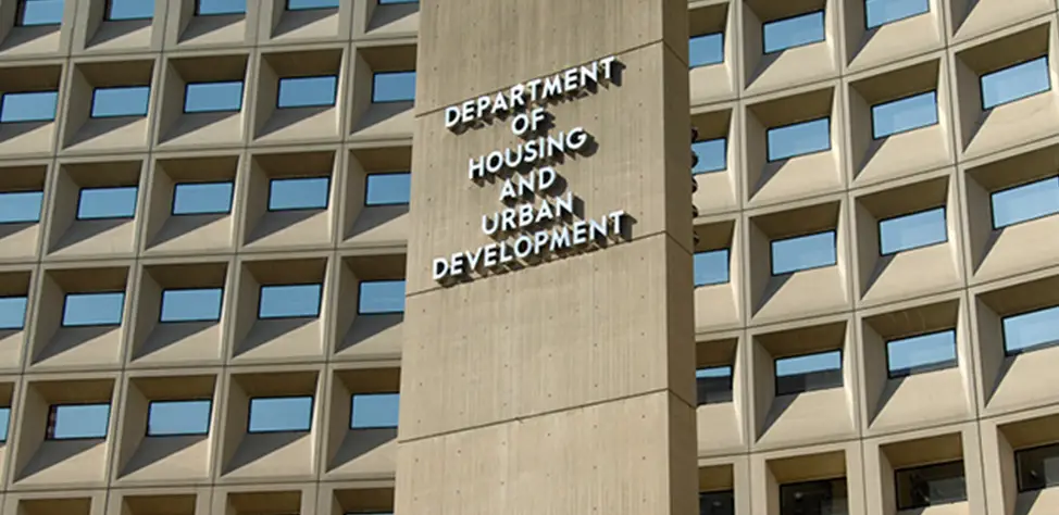 Photo of the front of HUD headquarters — Robert C. Weaver Federal Building