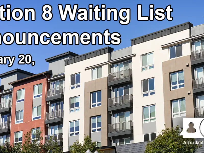 Open Section 8 Waiting List Report June 6, 2022 Affordable Housing