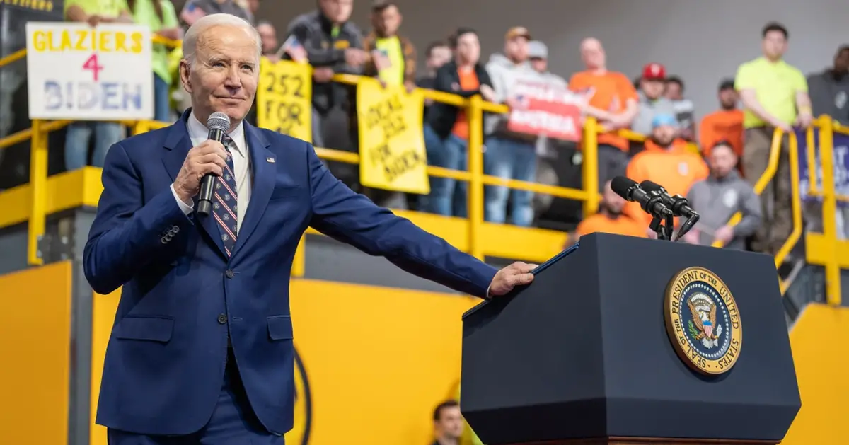 President Biden speaks to a Philadelphia, PA crowd about his Fiscal Year 2024 budget plan.